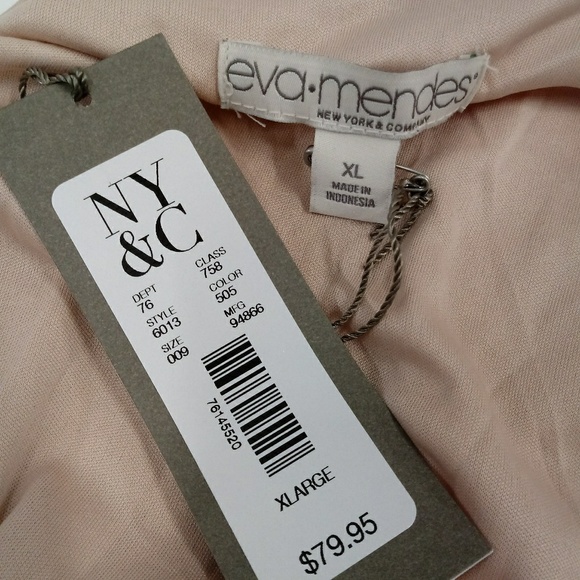 Eve Mendes For Ny & Co New Velvet Wrap Dress XL - Picture 3 of 8